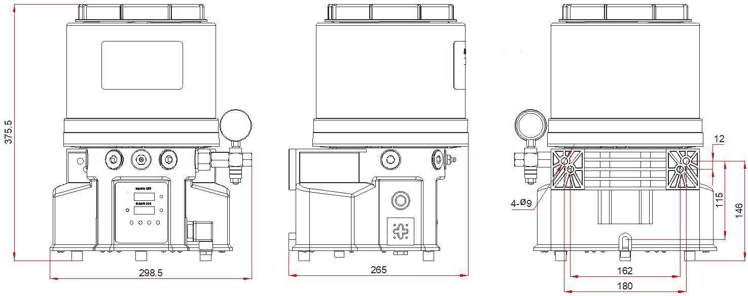 p203 grease pump sketch